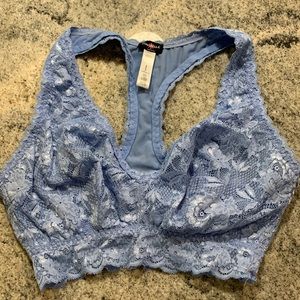 Cosabella Curvy Racerback Bralette (light blue)